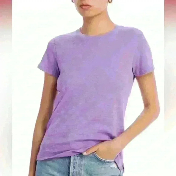 ATM - Cotton T-Shirt - Size Small new NWT hydrangea purple - Picture 1 of 6